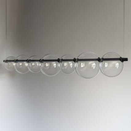 LED-Hängeleuchte an Kabel ATOLA LED/19W/230V schwarz/transparent