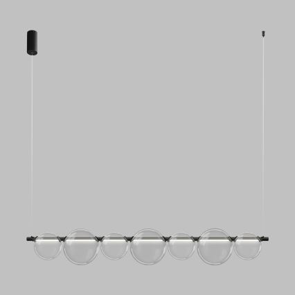 LED-Hängeleuchte an Kabel ATOLA LED/19W/230V schwarz/transparent