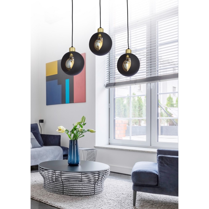 LED-Hängeleuchte an Kabel CUBUS 3xE27/60W/230V