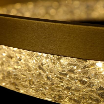 LED-Hängeleuchte an Kabel GALA, 54 W, 230 V, Ø 60 cm, goldfarben