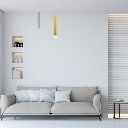 LED-Hängeleuchte an Kabel GOLDIE LED/5W/230V, goldfarben