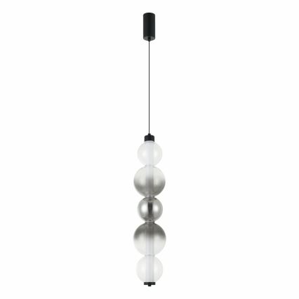 LED-Hängeleuchte an Kabel LUMMI LED/19W/230V schwarz/rauchfarben