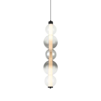 LED-Hängeleuchte an Kabel LUMMI LED/19W/230V schwarz/rauchfarben