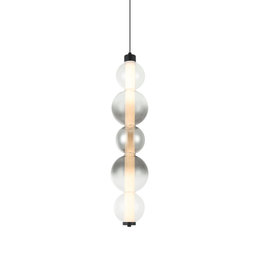 LED-Hängeleuchte an Kabel LUMMI LED/19W/230V schwarz/rauchfarben