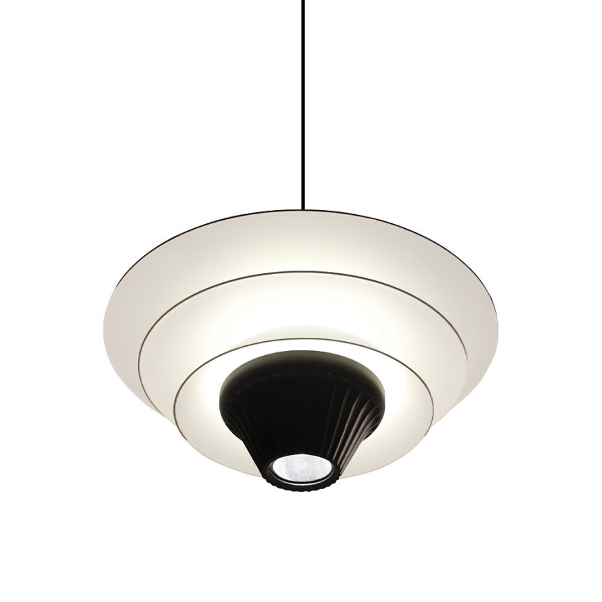 LED-Hängeleuchte an Kabel MANLEY LED/5W/230V schwarz/weiß