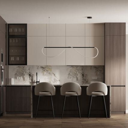 LED-Hängeleuchte an Kabel MELECA LED/36W/230V 3000/4000/6000K 160 cm schwarz