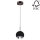 LED-Hängeleuchte an Schnur BALL WOOD 1xGU10/5W/230V – FSC-zertifiziert