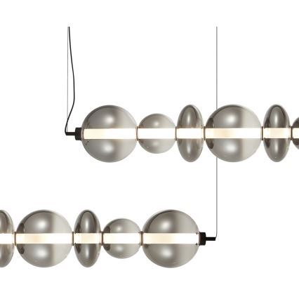 LED-Hängeleuchte an Schnur DAPHNE LED/40W/230V grau