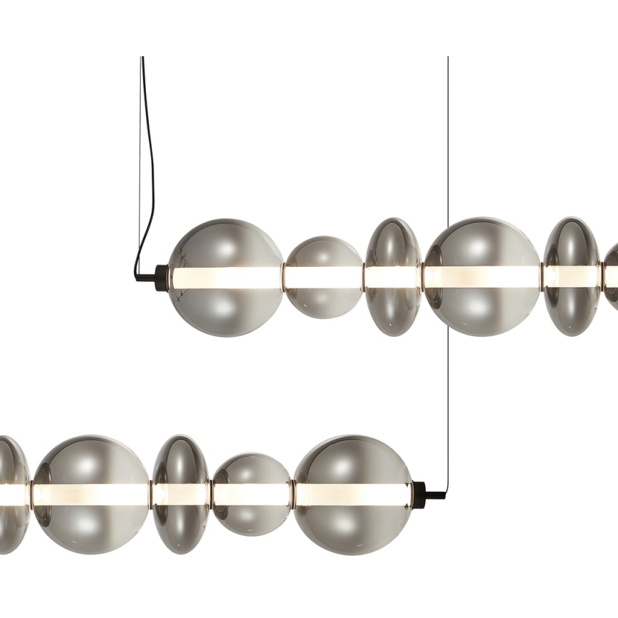 LED-Hängeleuchte an Schnur DAPHNE LED/40W/230V grau