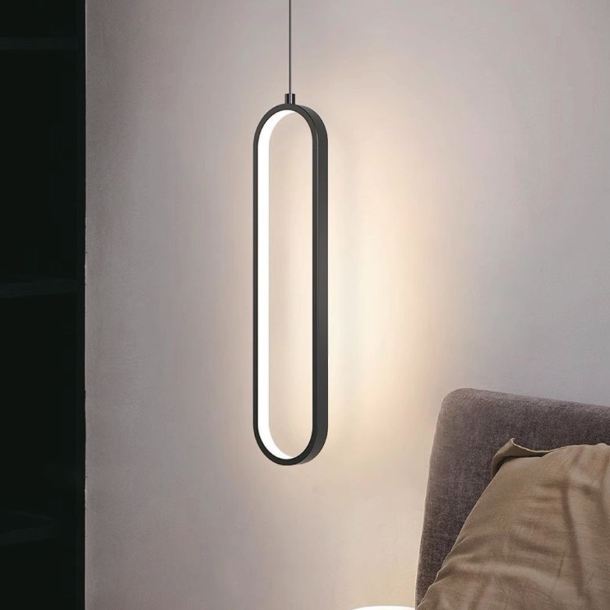 LED-Hängeleuchte an Schnur LED/13W/230V 4000K schwarz