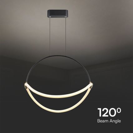 LED-Hängeleuchte an Schnur LED/16W/230V 4000K d 50 cm
