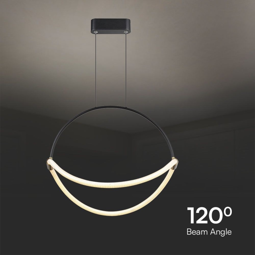 LED-Hängeleuchte an Schnur LED/16W/230V 4000K d 50 cm