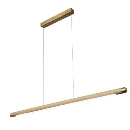 LED-Hängeleuchte an Schnur LED/22W/230V 4000K 120 cm Esche/Massivholz