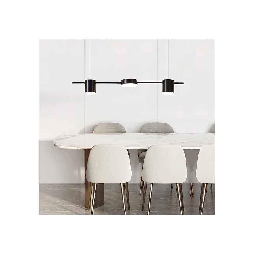 LED-Hängeleuchte an Schnur LED/24W/230V 3000K schwarz