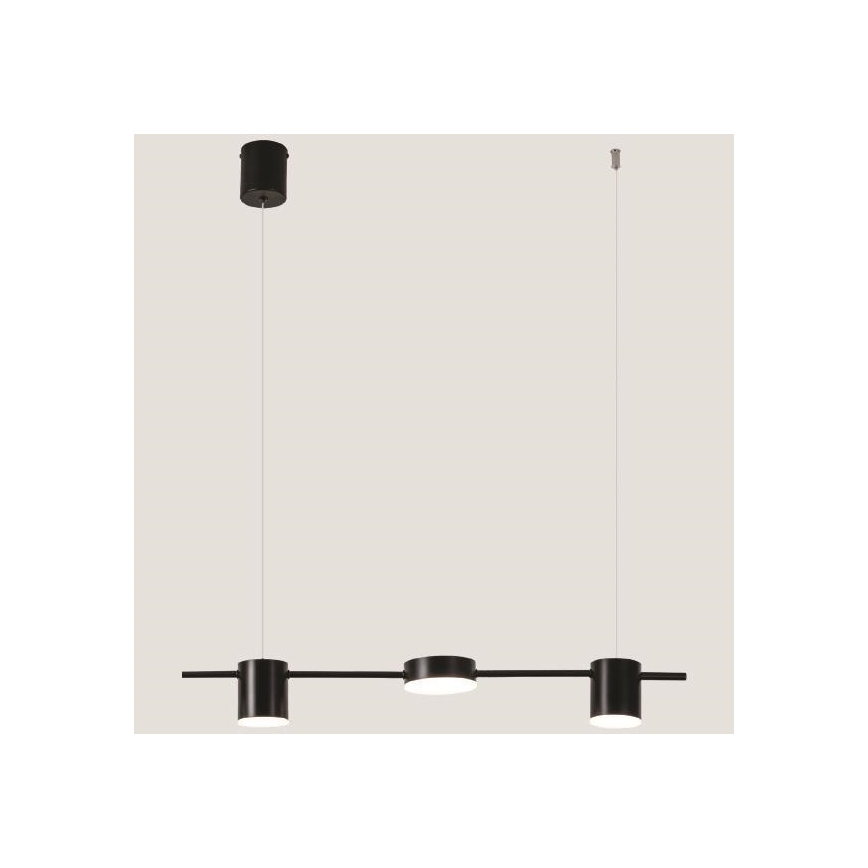 LED-Hängeleuchte an Schnur LED/24W/230V 3000K schwarz
