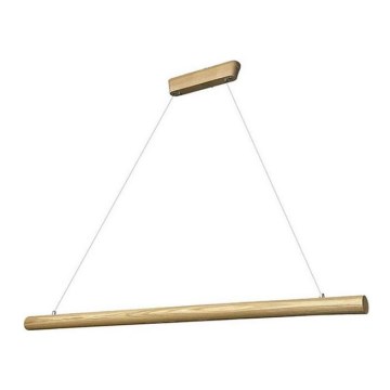 LED-Hängeleuchte an Schnur LED/26W/230V 4000K 150 cm Esche/Massivholz