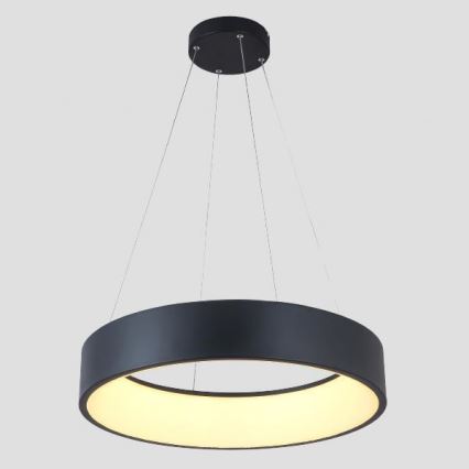 LED-Hängeleuchte an Schnur LED/30W/230V 3000K d 45 cm schwarz