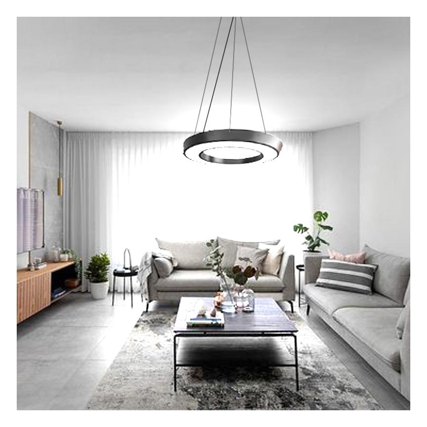 LED-Hängeleuchte an Schnur LED/30W/230V 4000K d 60 cm