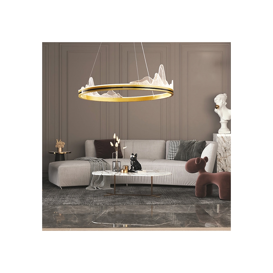 LED-Hängeleuchte an Schnur LED/35W/230V 3000K golden