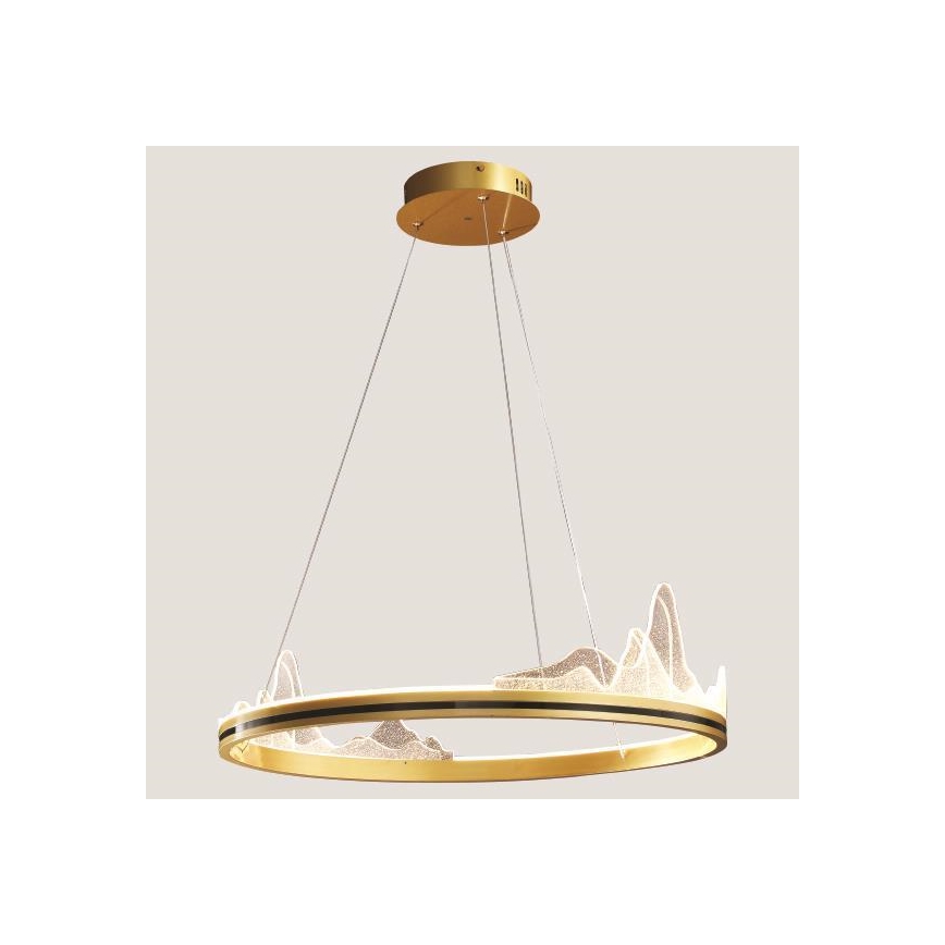 LED-Hängeleuchte an Schnur LED/35W/230V 3000K golden
