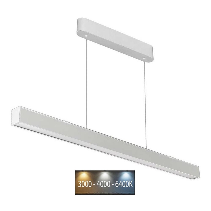 LED-Hängeleuchte an Schnur LED/40W/230V 3000/4000/6400K weiß