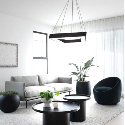 LED-Hängeleuchte an Schnur LED/40W/230V 4000K 60x60 cm