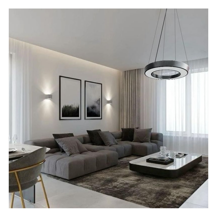 LED-Hängeleuchte an Schnur LED/40W/230V 4000K d 80 cm