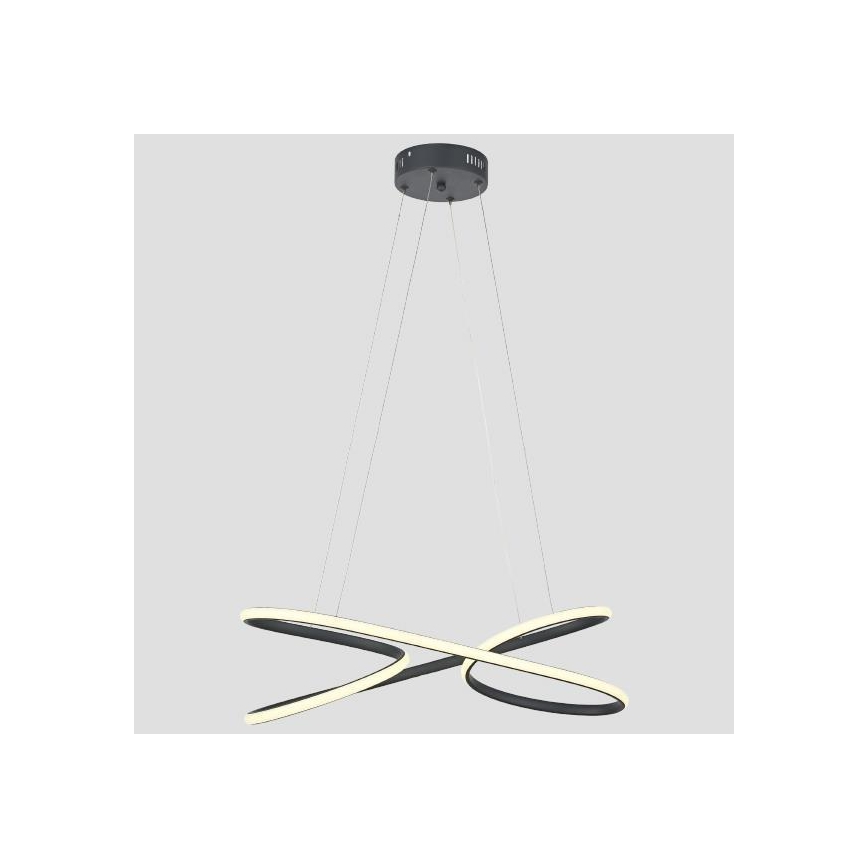 LED-Hängeleuchte an Schnur LED/40W/230V 4000K schwarz