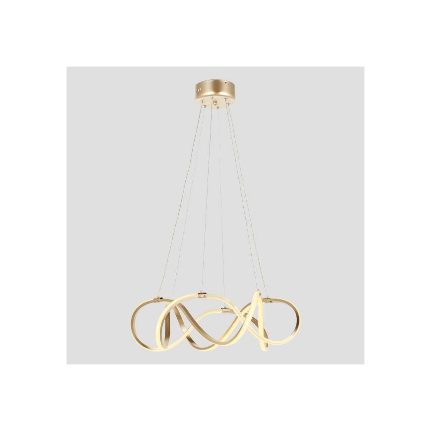 LED-Hängeleuchte an Schnur LED/54W/230V 3000/4000/6000K golden