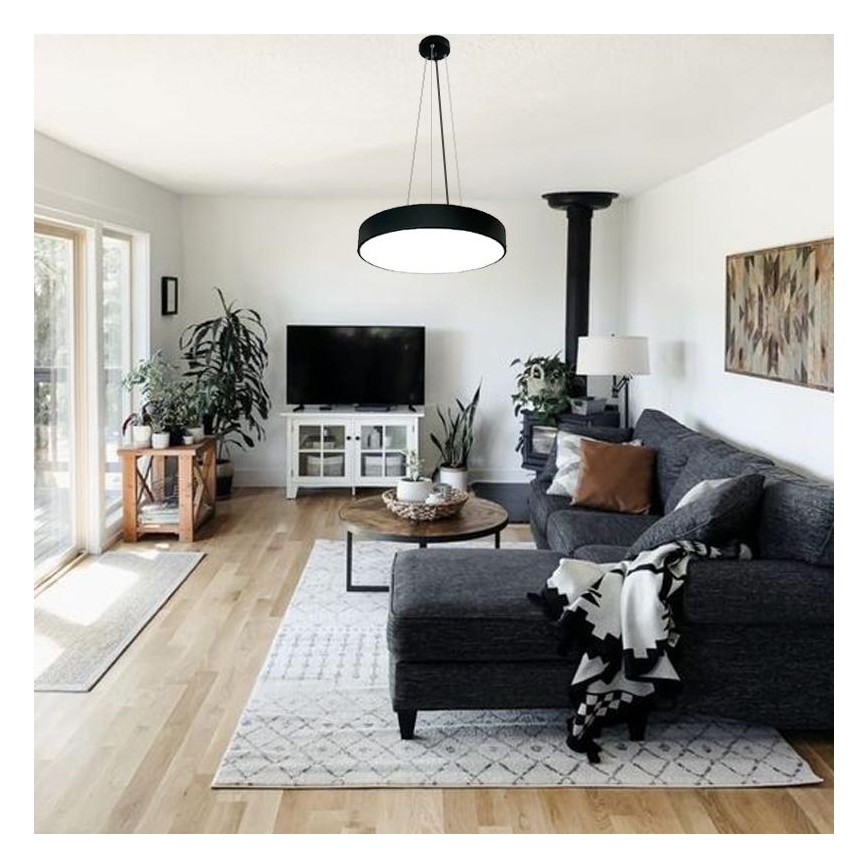 LED-Hängeleuchte an Schnur LED/70W/230V 4000K d 80 cm