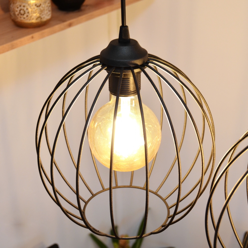 LED-Hängeleuchte an Schnur MERCURE 3xE27/15W/230V