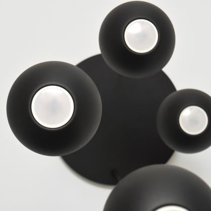 LED-Hängeleuchte an Schnur MIDWAY 4xGU10/4,8W/230V schwarz