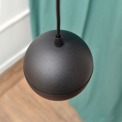 LED-Hängeleuchte an Schnur MIDWAY 4xGU10/4,8W/230V schwarz