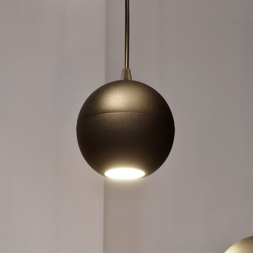 LED-Hängeleuchte an Schnur MIDWAY 4xGU10/4,8W/230V schwarz