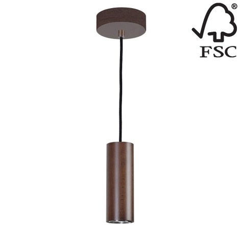 LED-Hängeleuchte an Schnur PIPE 1xGU10/5W/230V – FSC-zertifiziert