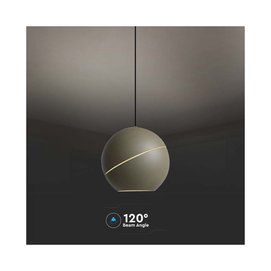 LED-Hängeleuchte an Schnur Touch LED/8,5W/230V 3000K grau