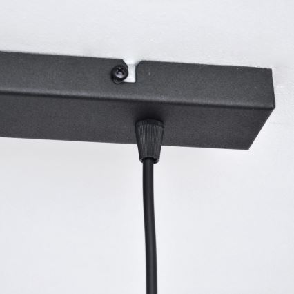 LED-Hängeleuchte an Schnur VOLTA 2xE27/15W/230V schwarz/golden