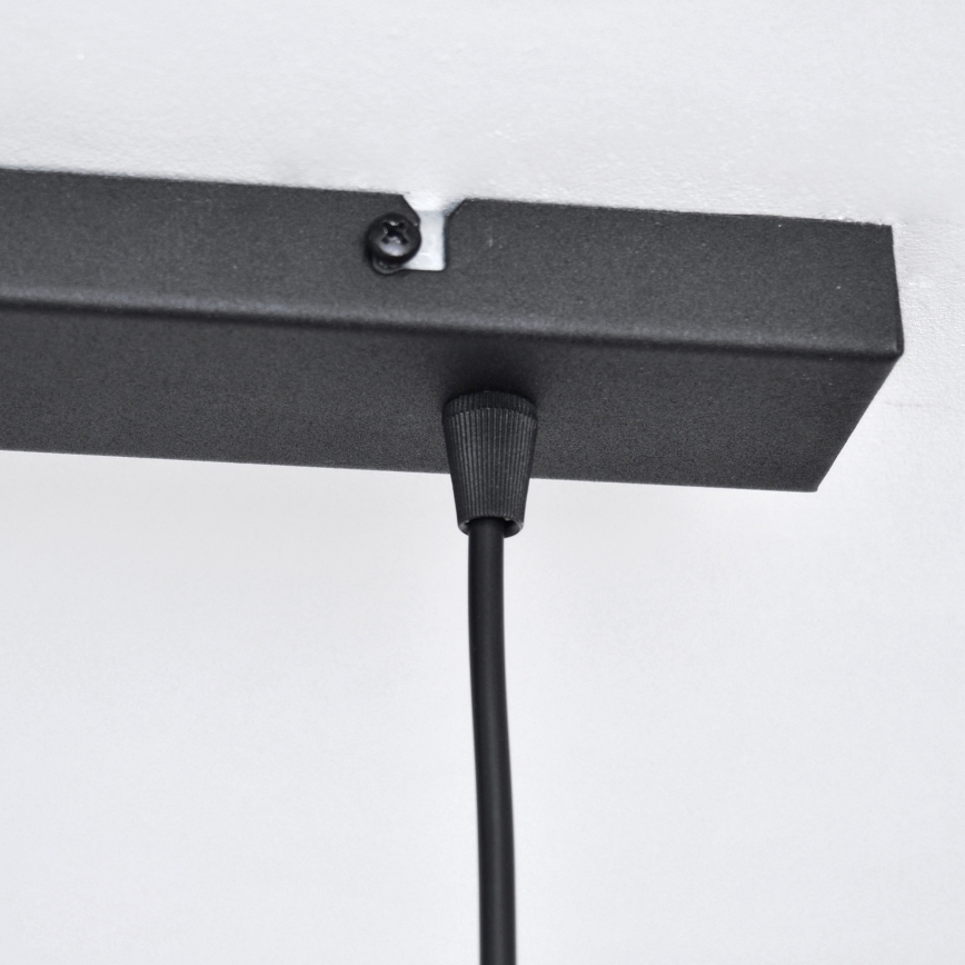 LED-Hängeleuchte an Schnur VOLTA 2xE27/15W/230V schwarz/golden