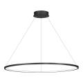 LED-Hängeleuchte an Stahlseil SATURNO LED/57W/230V Ø 100 cm IP44 schwarz