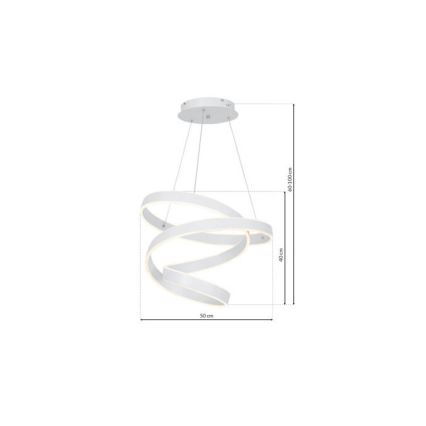 LED Hängeleuchte ANDROMEDA LED/45W/230V