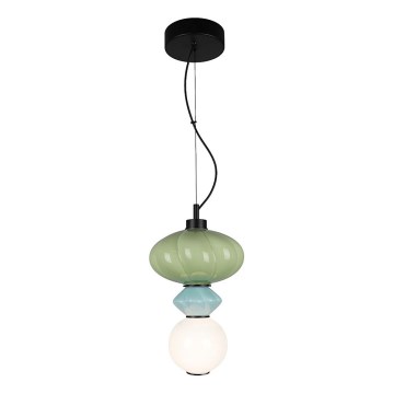 LED-Hängeleuchte ASCOLI LED/8W/230V d 20 cm grün/blau