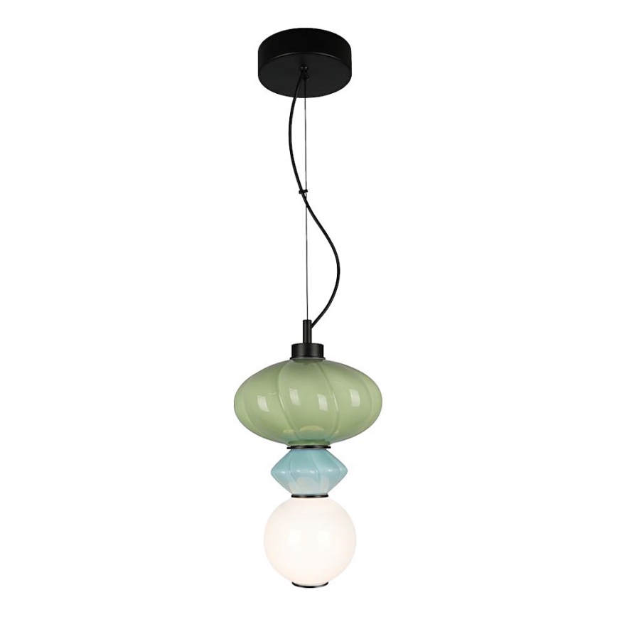 LED-Hängeleuchte ASCOLI LED/8W/230V d 20 cm grün/blau