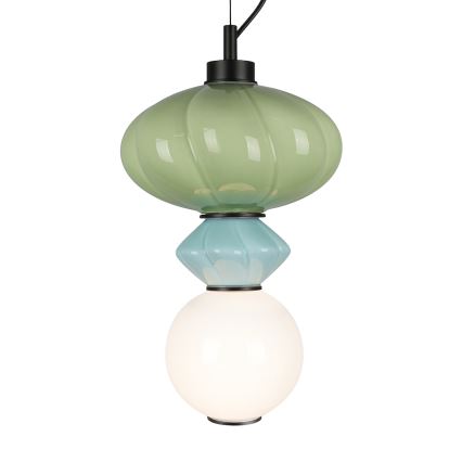 LED-Hängeleuchte ASCOLI LED/8W/230V d 20 cm grün/blau