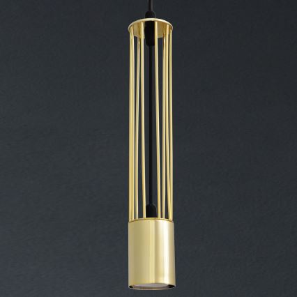 LED Hängeleuchte BARS 1xGU10/4,8W/230V gold