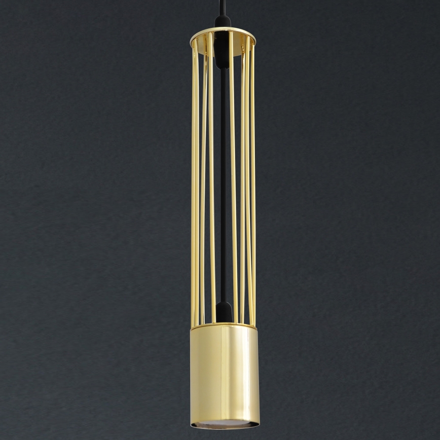 LED Hängeleuchte BARS 1xGU10/4,8W/230V gold