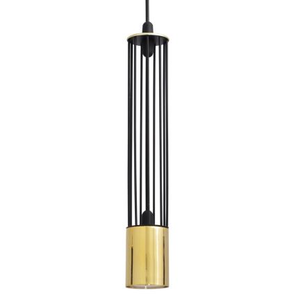 LED Hängeleuchte BARS 1xGU10/4,8W/230V schwarz/gold