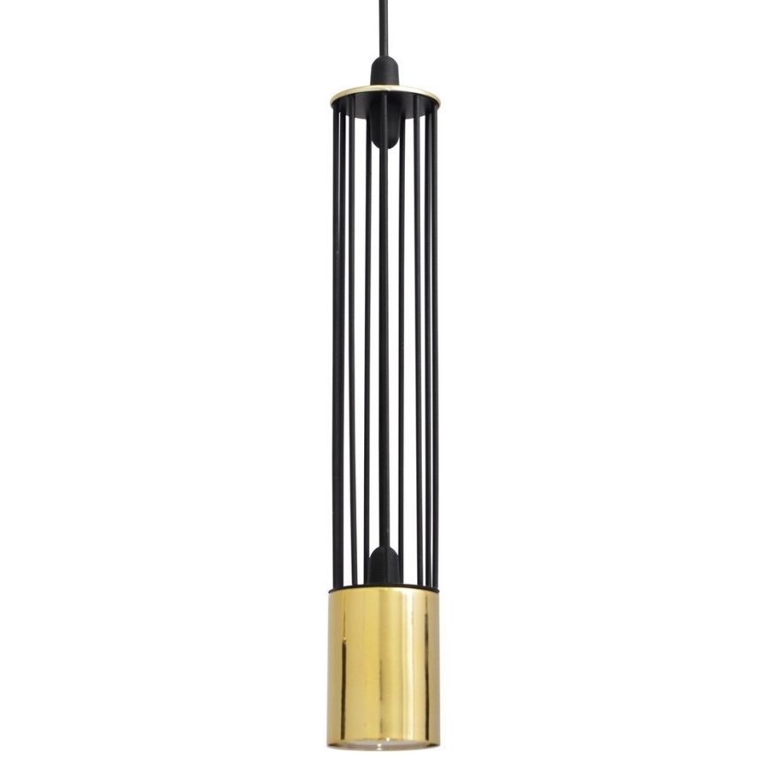 LED Hängeleuchte BARS 1xGU10/4,8W/230V schwarz/gold