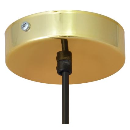 LED Hängeleuchte BARS 1xGU10/4,8W/230V schwarz/gold