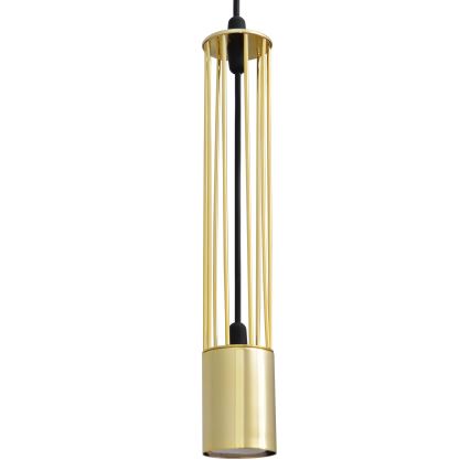 LED Hängeleuchte BARS 2xGU10/4,8W/230V gold/schwarz