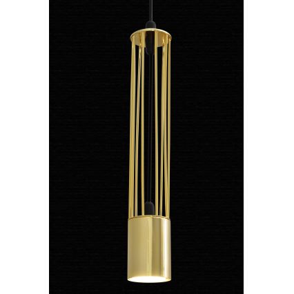 LED Hängeleuchte BARS 3xGU10/4,8W/230V gold